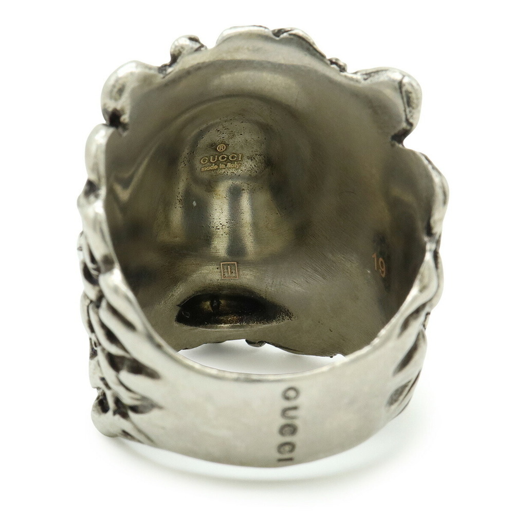 GUCCI Lion Head Ring by Alessandro Michele, Metal Silver #19, Japanese size a... - Picture 6 of 8